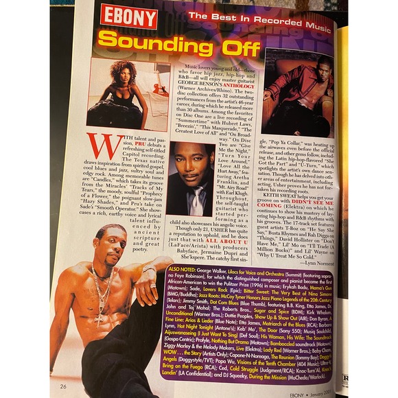 Ebony Magazine, January 2001, Swimsuit Issue, "CEO$ of Hip Hop," Cover Story - Picture 6 of 12